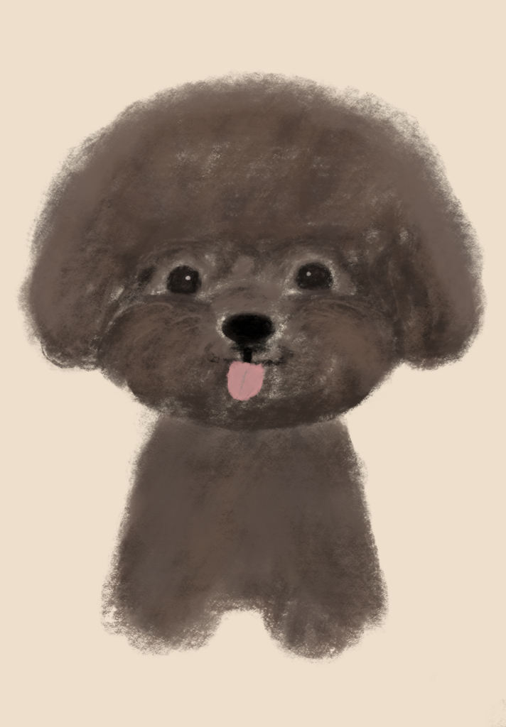 【The Fluffy Dog】 寵物訂製畫 5 1